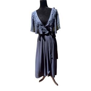 Free People Fiona Wrap Maxi Dress Size XS